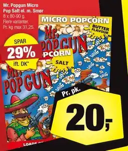 Calle Mr. Popgun Micro Pop Salt el. m. Smør tilbud
