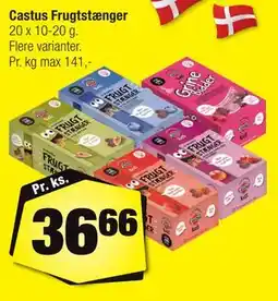 Calle Castus Frugtstænger tilbud
