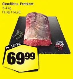 Calle Oksefilet u. Fedtkant tilbud