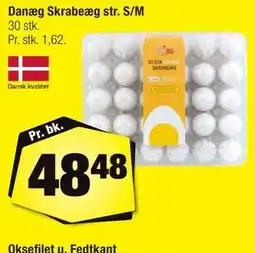 Calle Danæg Skrabeæg str. S/M tilbud