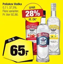 Calle Poliakov Vodka tilbud