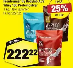 Calle Frontrunner By Bodylab ApS Whey 100 Proteinpulver tilbud