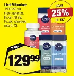 Calle Livol Vitaminer tilbud
