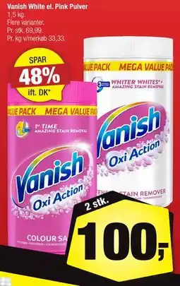 Calle Vanish White el. Pink Pulver tilbud
