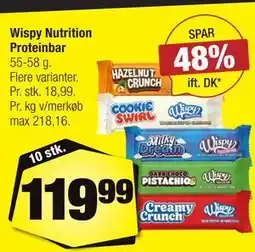 Calle Wispy Nutrition Proteinbar tilbud