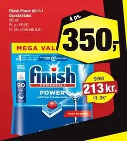 Calle Finish Power All in 1 Opvasketabs tilbud