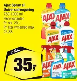 Calle Ajax Spray el. Universalrengøring tilbud