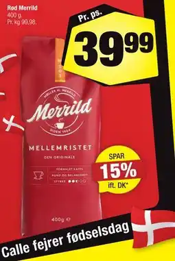 Calle Rød Merrild tilbud