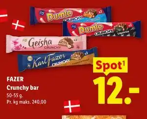 FAZER Crunchy bar