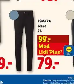 Lidl ESMARA Jeans tilbud
