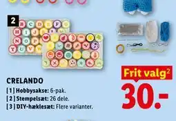 Lidl CRELANDO Stempelsæt: tilbud