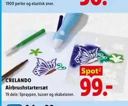 Lidl CRELANDO Airbrushstartersæt tilbud