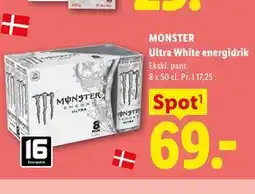 Lidl MONSTER Ultra White energidrik tilbud
