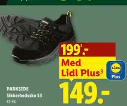 Lidl PARKSIDE Sikkerhedssko S3 tilbud