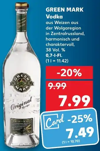 Kaufland Green Mark Vodka tilbud