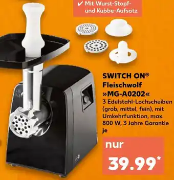 Kaufland Switch On Fleischwolf MG-A0202 tilbud