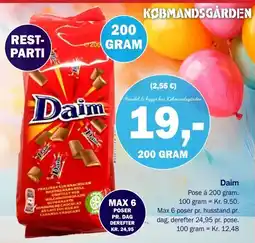 Købmandsgården Daim tilbud