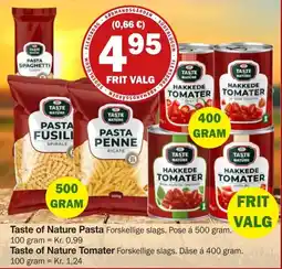 Købmandsgården Taste of Nature Pasta tilbud