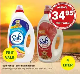 Købmandsgården Sofi Vaske- eller skyllemiddel tilbud