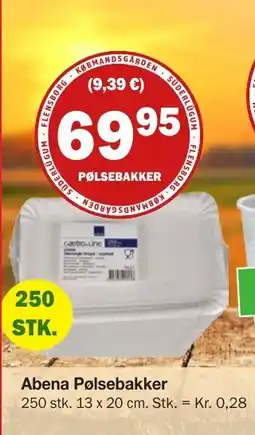Købmandsgården Abena Pølsebakker tilbud
