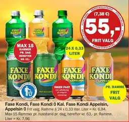 Købmandsgården Faxe Kondi Frit Valg tilbud