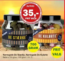 Købmandsgården Nørregade De Stærke, Nørregade De Kulørte tilbud