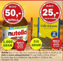Købmandsgården Nutella tilbud