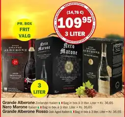 Købmandsgården Grande Alberone Nero Marone tilbud