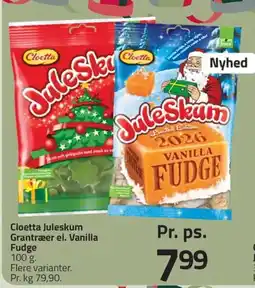 Fleggaard Cloetta Juleskum tilbud