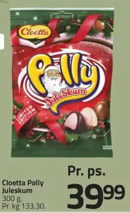 Fleggaard Cloetta Polly Juleskum tilbud