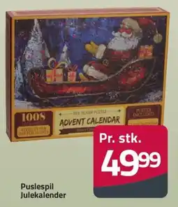 Fleggaard Puslespil Julekalender tilbud