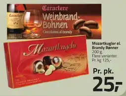 Fleggaard Mozartkugeln Brandy Bønner tilbud