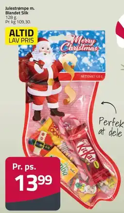 Fleggaard Julestrømpe m. Blandet Slik tilbud