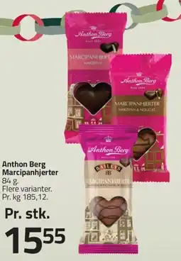 Fleggaard Anthon Berg Marcipanhjerter tilbud