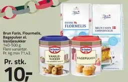 Fleggaard Dr Oetker Vaniljesukker Bagepulver tilbud