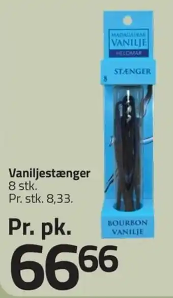 Fleggaard Helomar vaniljestænger tilbud