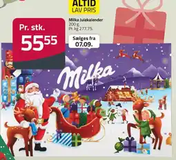 Fleggaard Milka Julekalender tilbud