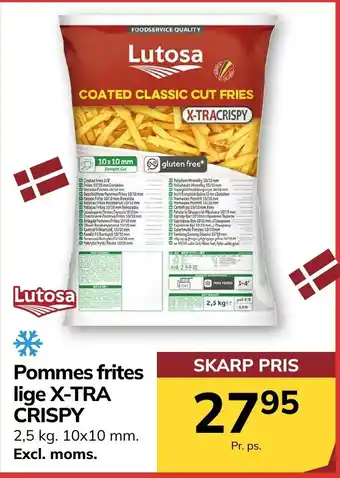 Lutosa Pommes frites lige X-TRA CRISPY
