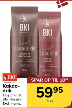 Dagrofa S-Engros BKI Kakao-drik tilbud