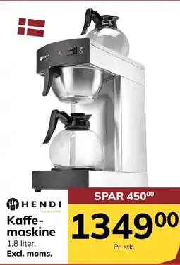 Dagrofa S-Engros Hendi Kaffemaskine tilbud