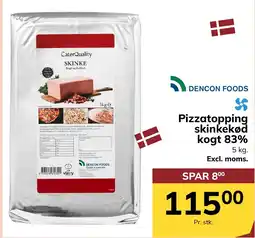 Dagrofa S-Engros Dencon Foods Pizzatopping skinkekød kogt tilbud