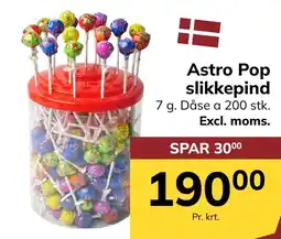 Dagrofa S-Engros Astro Pop slikkepind tilbud