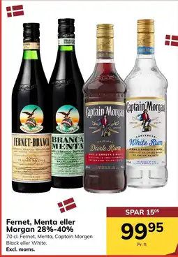 Dagrofa S-Engros Fernet, Menta eller Morgan tilbud