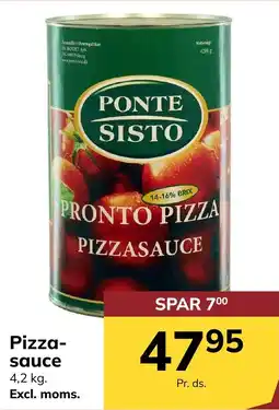 Dagrofa S-Engros Ponte Sisto pizzasauc tilbud