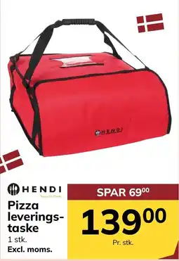 Dagrofa S-Engros Hendi pizza leverings-taske tilbud