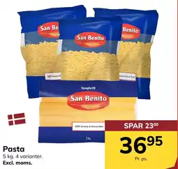 Dagrofa S-Engros San Benito Pasta tilbud