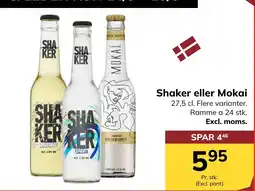 Dagrofa S-Engros Shaker eller Mokai tilbud