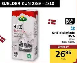 Dagrofa S-Engros Arla Pro Uht Piskefløde tilbud