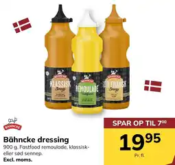 Dagrofa S-Engros Bähncke dressing tilbud