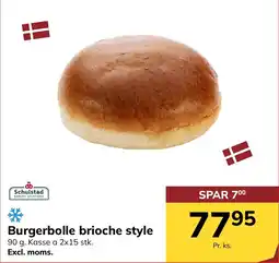 Dagrofa S-Engros Schulstad Burgerbolle brioche style tilbud